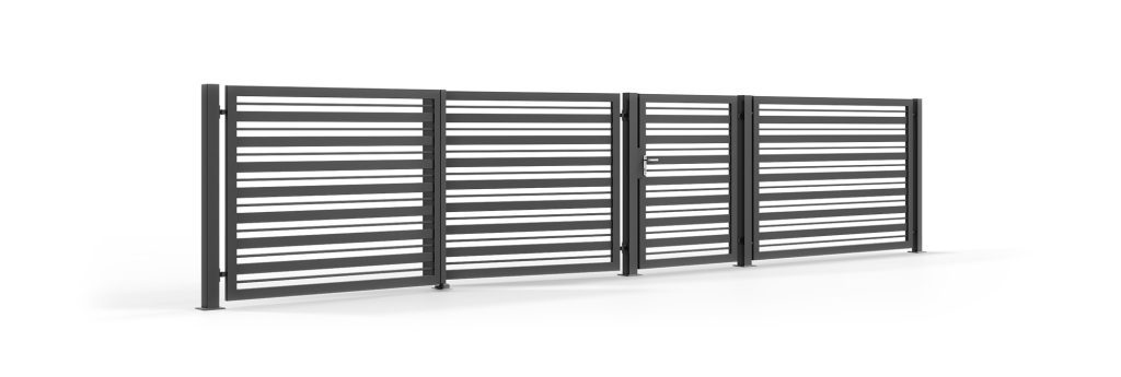 Double sash gate set nambino