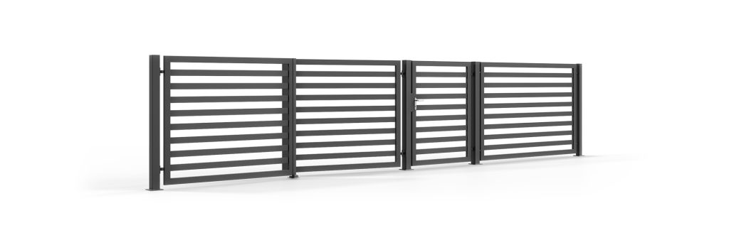 Double sash gate set torbido
