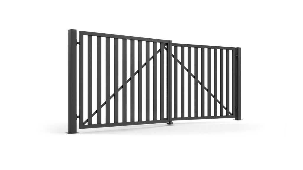 Double sash gate lesina