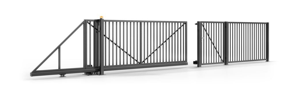 Sliding gate set Piatto