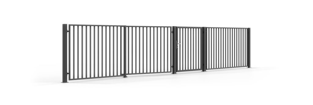 Double sash gate set prizzi