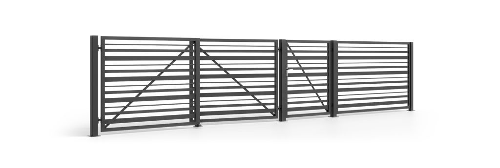 Sash gate set campelli