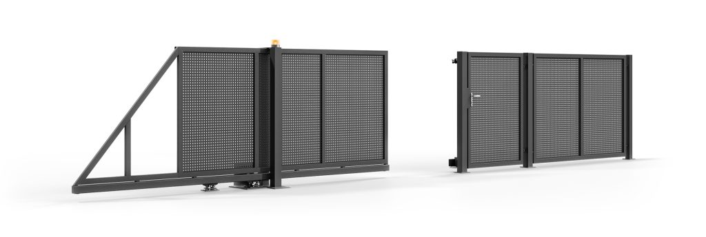 Sliding gate set varano