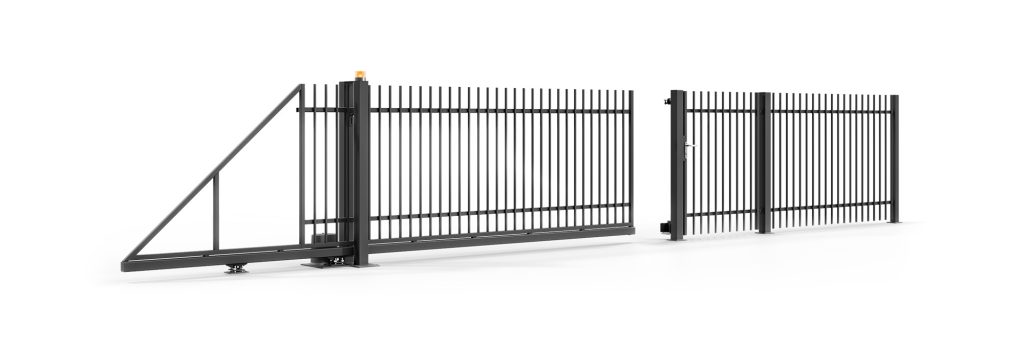 Sliding gate set iseo