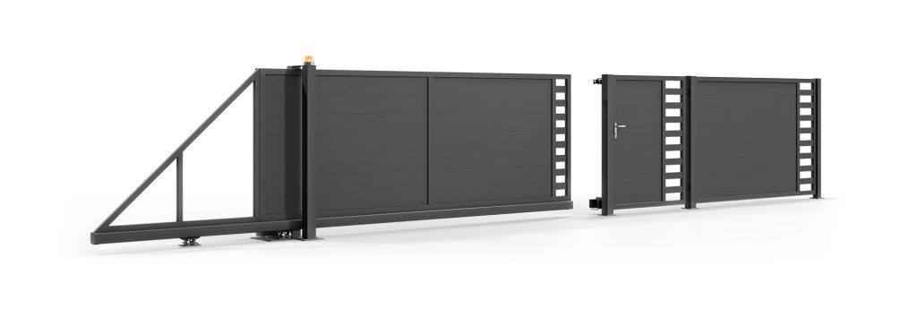 Sliding gate set viverone