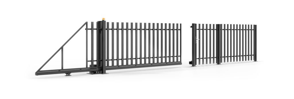 Sliding gate set omodeo