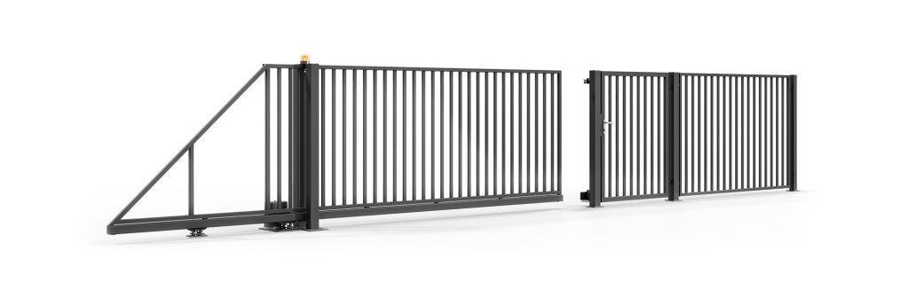 Sliding gate set