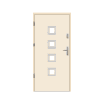 Steel Front Door Smooth S30 - Image 3