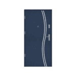 Steel Front Door Smooth A3-INOX - Image 7