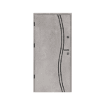 Steel Front Door Smooth A3-INOX - Image 8