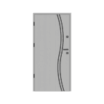 Steel Front Door Smooth A3-INOX - Image 12