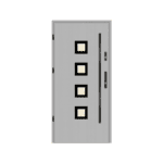 Steel Front Door Smooth S30 - Image 12