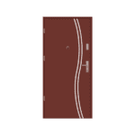 Steel Front Door Smooth A3-INOX - Image 14