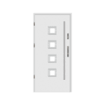 Steel Front Door Smooth S30 - Image 20