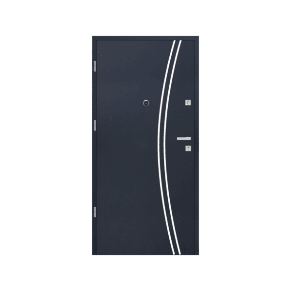 Sleek metal front door – minimal, strong, and stylish. SHOP ONLINE today.