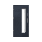 Heavy-duty steel front door – reinforced, secure, and built to last.