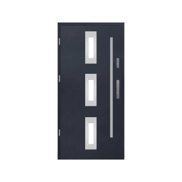Front door with steel frame – secure, durable, and stylish.