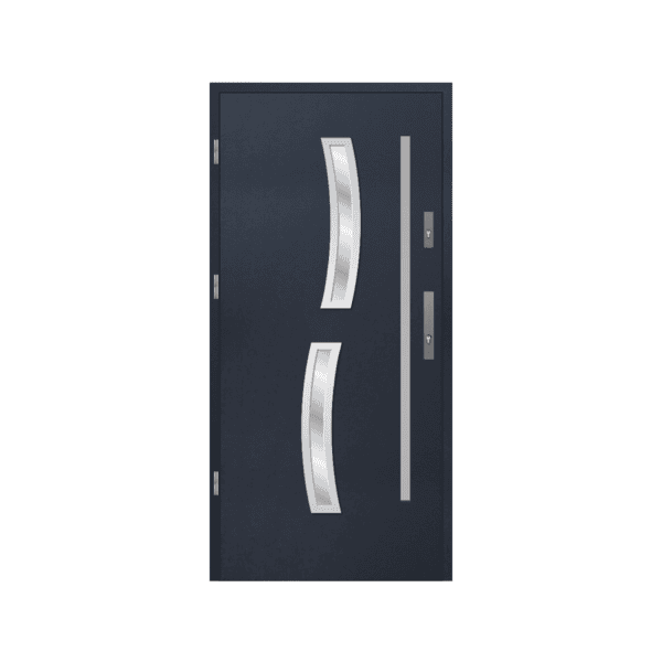 Contemporary front steel door – secure, modern, and durable. SHOP ONLINE now.