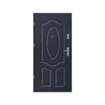 Single exterior door – compact, weather-resistant, and secure.