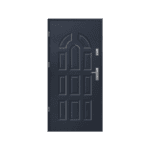 Single front door – secure, stylish, and space-efficient.