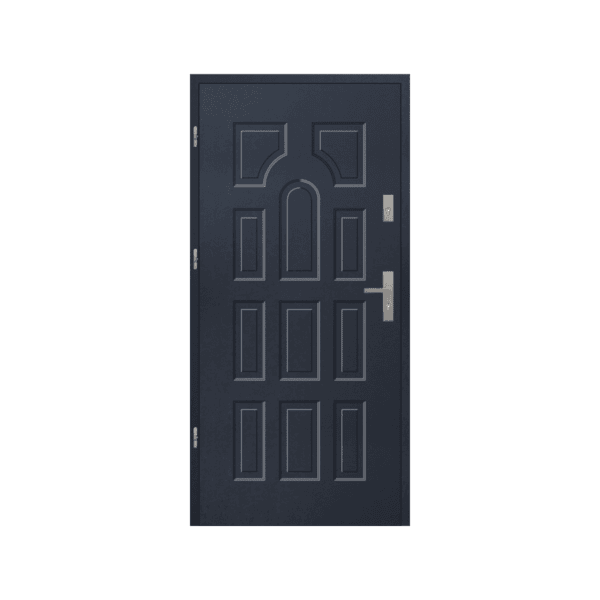 Classic steel front door – elegant, secure, and built to last.