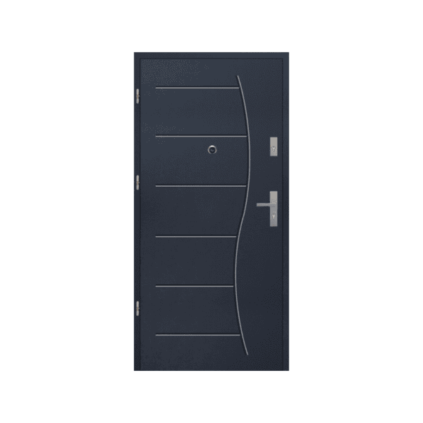 Contemporary steel front door – secure, elegant, and built to last.