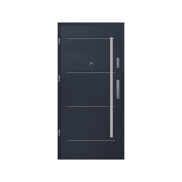 Residential steel entry door – strong, modern, and long-lasting.