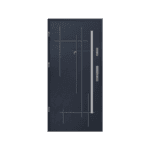 Ultra-modern steel door – futuristic, secure, and stylish.