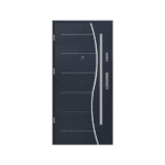 Minimalist steel front door – sleek, secure, and understated. SHOP ONLINE today.