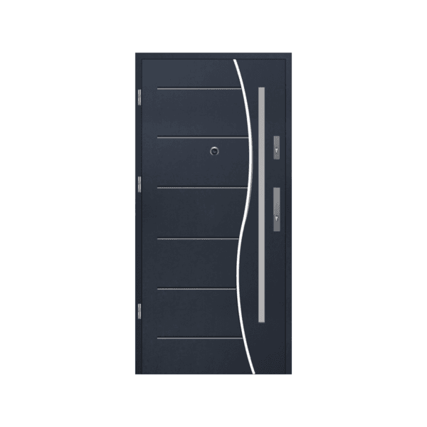 Minimalist steel front door – sleek, secure, and understated. SHOP ONLINE today.