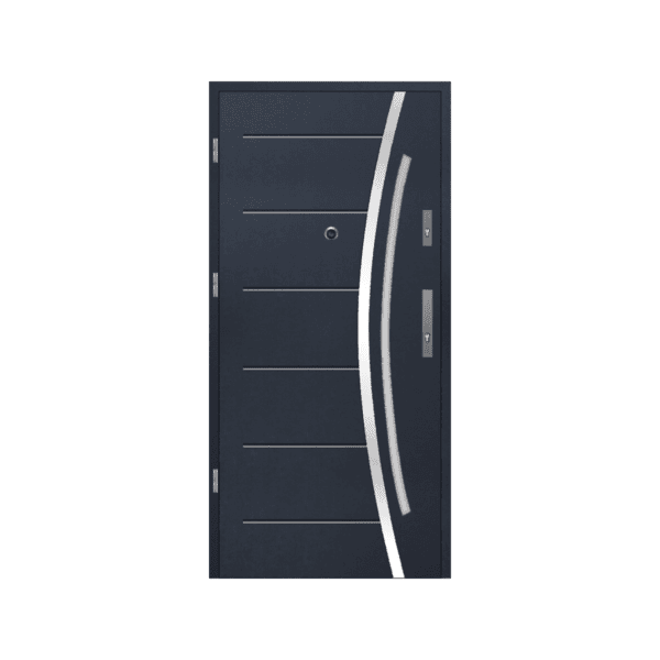 Decorative steel front door – stylish, strong, and secure. SHOP ONLINE today.
