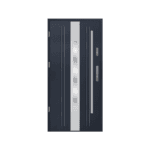 Black steel front door – modern, strong, and elegant. SHOP ONLINE now.