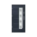 Modern steel entry door – sleek and secure front door design, available in the UK.