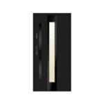 Steel Front Door  Smooth-S37-Mirror-BLACK